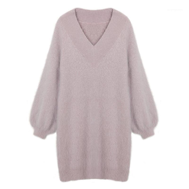 New 2020 spring autumn sexy V -Neck Sweater Dress Women vintage Sleeve jumper pull femme hiver Knitted Pullover Long Sweater1, Brown
New 2020 spring autumn sexy V -Neck Sweater Dress Women vintage Sleeve jumper pull femme hiver Knitted Pullover Long Sweater1, Brown