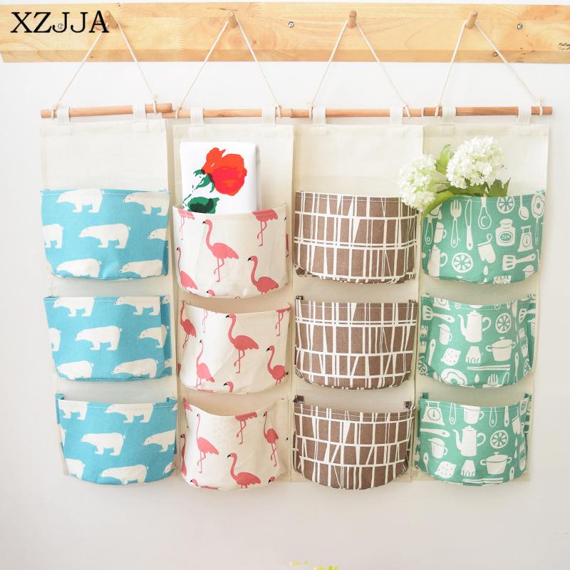 XZJJA Wall Hanging Storage Bags Multilayer Cotton Linen Waterproof Storage Pockets Home Office Wall Sundries Organizer
XZJJA Wall Hanging Storage Bags Multilayer Cotton Linen Waterproof Storage Pockets Home Office Wall Sundries Organizer