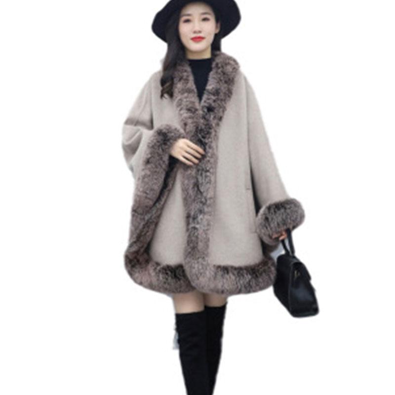 2020 Autumn Winter New Women Cloak Woolen Coat With Shawl Double Sided Cloak Jacket Female Mid Length Outwear Wind Parka BC142, Khaki
2020 Autumn Winter New Women Cloak Woolen Coat With Shawl Double Sided Cloak Jacket Female Mid Length Outwear Wind Parka BC142, Khaki