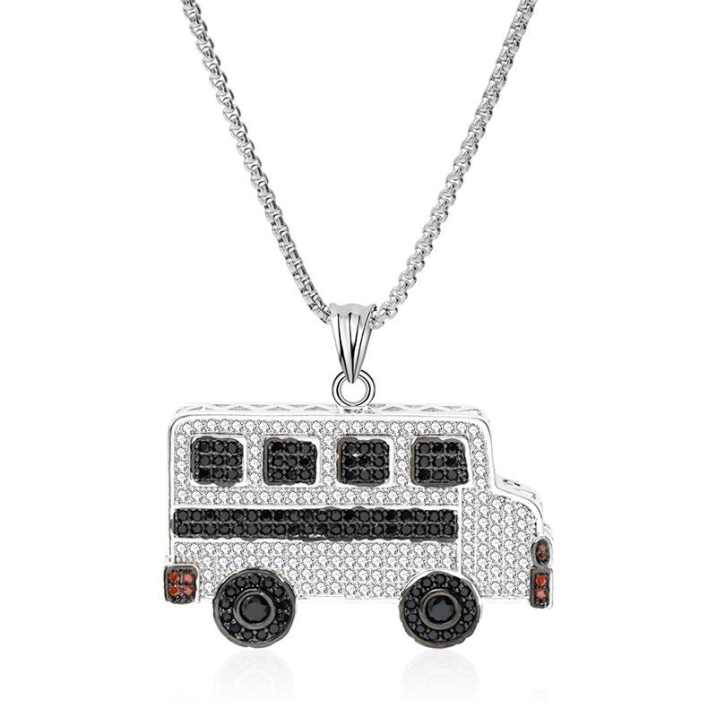 Hip Hop Micro Paved Cubic Zirconia Bling Iced Out School Bus Pendants Necklace for Men Rapper Jewelry Two Tone Color
Hip Hop Micro Paved Cubic Zirconia Bling Iced Out School Bus Pendants Necklace for Men Rapper Jewelry Two Tone Color