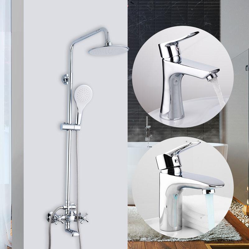 Shower Faucets Bath Tub Mixer Bathroom Set Waterfall Faucet Bath Tub Taps Wall Mount Shower System with Sink Tap Faucet
Shower Faucets Bath Tub Mixer Bathroom Set Waterfall Faucet Bath Tub Taps Wall Mount Shower System with Sink Tap Faucet