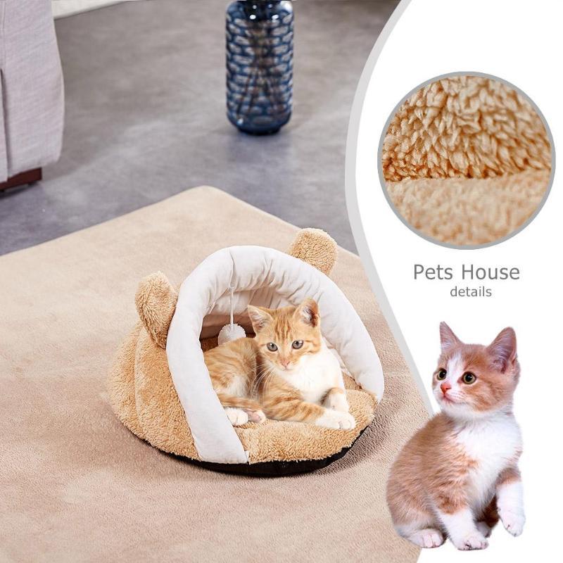 Warm Cat House Pet Bed Pet Dog House Lovely Non-slip Soft Suitable Dog Cushion Cat Bed With Yarn Ball Toys K20
Warm Cat House Pet Bed Pet Dog House Lovely Non-slip Soft Suitable Dog Cushion Cat Bed With Yarn Ball Toys K20