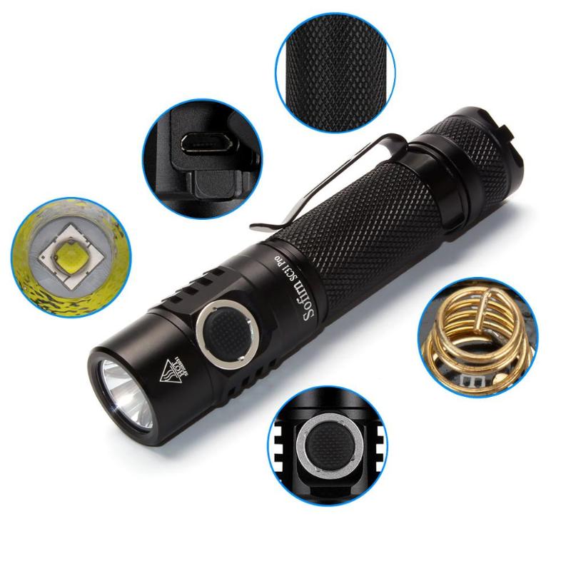 Sofirn SC31 Pro SST40 5000K Powerful 2000LM LED 18650 Torch USB C Rechargeable Anduril UI
Sofirn SC31 Pro SST40 5000K Powerful 2000LM LED 18650 Torch USB C Rechargeable Anduril UI