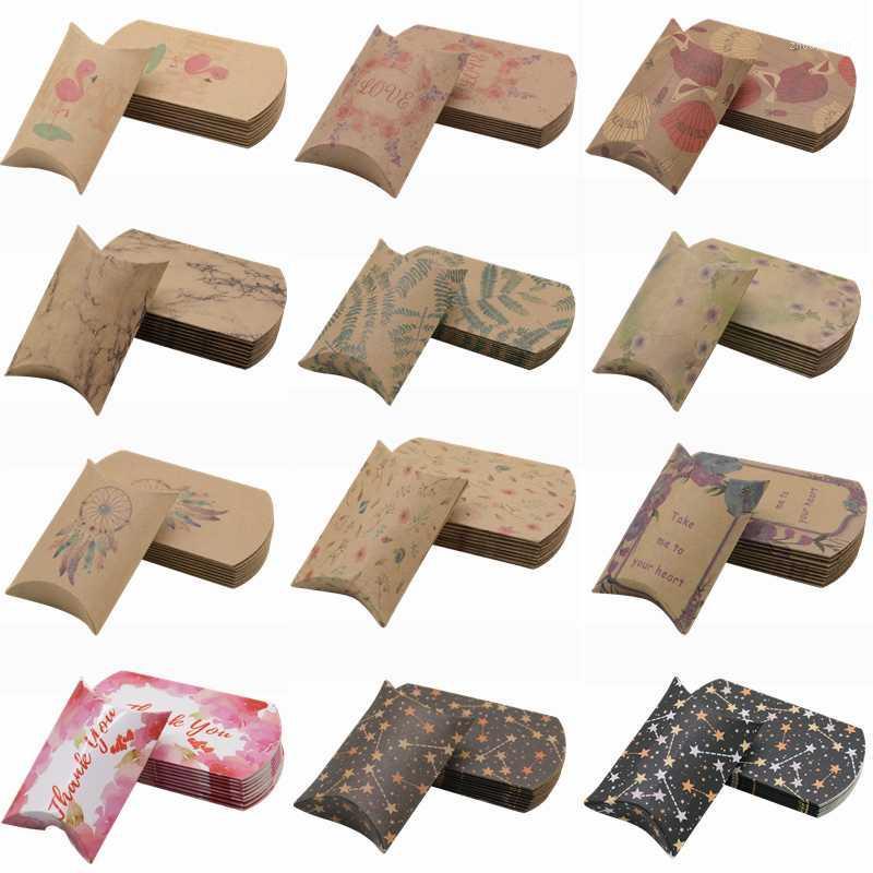 Gift Wrap 10/20/50pcs Kraft Paper Candy Boxes Wedding Favor Mini Pillow Shaped Gifts Box Christmas Birthday Party Packaging Supplies
Gift Wrap 10/20/50pcs Kraft Paper Candy Boxes Wedding Favor Mini Pillow Shaped Gifts Box Christmas Birthday Party Packaging Supplies