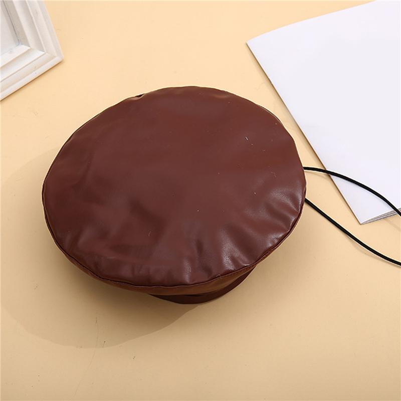 New PU Leather Berets Hat Fashion Women's Artist Cap Solid Color Brimless Har For Girls Soft Painter Berets 6 Colors, Black 
New PU Leather Berets Hat Fashion Women's Artist Cap Solid Color Brimless Har For Girls Soft Painter Berets 6 Colors, Black