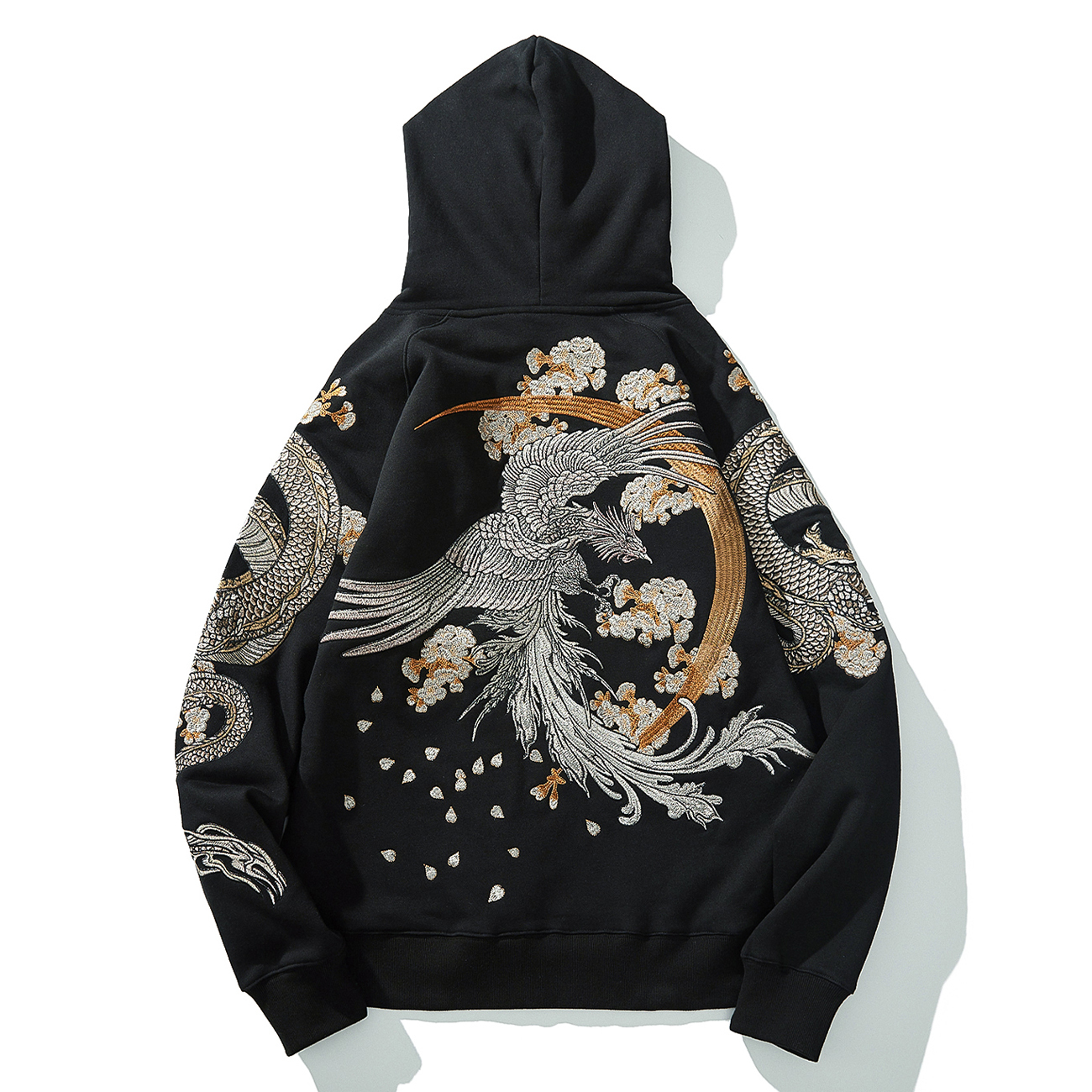 2021 New Hip Hop Men Streetwear Dragon Phoenix Embroidery Japanese Harajuku Hoodie Sweatshirt Fleece Cotton Winter Pullover Black Dcmj
2021 New Hip Hop Men Streetwear Dragon Phoenix Embroidery Japanese Harajuku Hoodie Sweatshirt Fleece Cotton Winter Pullover Black Dcmj