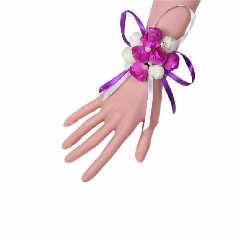 Wedding decoration Brides Bridesmaid Wedding Wrist Corsage Party Prom Hand Flower Decor, Purple Dried flowers decoration FX471-2, Pink
Wedding decoration Brides Bridesmaid Wedding Wrist Corsage Party Prom Hand Flower Decor, Purple Dried flowers decoration FX471-2, Pink