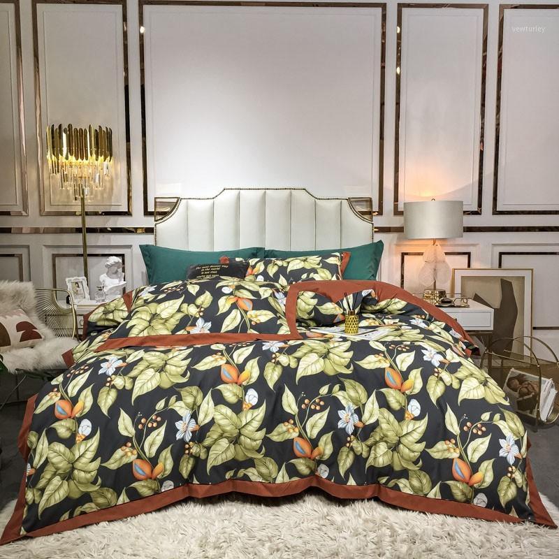 4Pcs Full size Bedding set 100%Egyptian Cotton Florl Leaves Duvet Cover 1Bed Sheet 2 Pillowcases Ultra Soft Breathable1, Color 2
4Pcs Full size Bedding set 100%Egyptian Cotton Florl Leaves Duvet Cover 1Bed Sheet 2 Pillowcases Ultra Soft Breathable1, Color 2