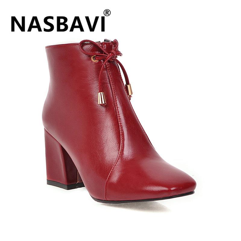 Elegant Chic Square Toe Retro Ankle Boots Metal zipper lace-up Short boots thick heel Shoes For Women Fashion Outdoor, Red
Elegant Chic Square Toe Retro Ankle Boots Metal zipper lace-up Short boots thick heel Shoes For Women Fashion Outdoor, Red