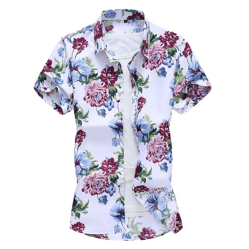 3D Floral Pattern Print Chemise Homme Short Sleeved Shirts For Men Summer Quality Soft Comfortable Luxury Camisa Masculina M, As picture
3D Floral Pattern Print Chemise Homme Short Sleeved Shirts For Men Summer Quality Soft Comfortable Luxury Camisa Masculina M, As picture