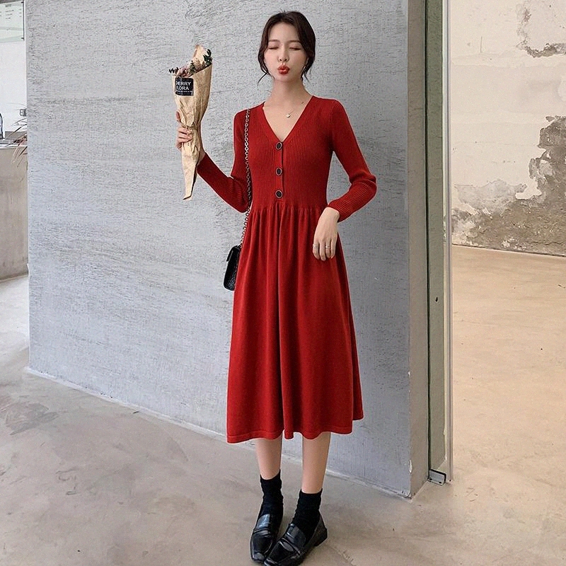 JXMYY 2020 autumn and winter new fashion all-match V-neck high waist slimming autumn knitted dress base skirt fashionable #734i, Black;gray
JXMYY 2020 autumn and winter new fashion all-match V-neck high waist slimming autumn knitted dress base skirt fashionable #734i, Black;gray
