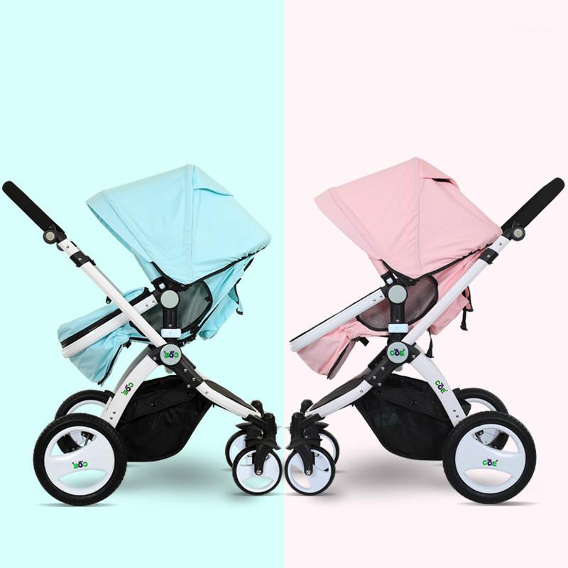 High Landscape Stroller Four-wheel Luxury Absorber Eco-friendly Reclining Seat Foldable Baby Carriage Carry Strolle Pram1
High Landscape Stroller Four-wheel Luxury Absorber Eco-friendly Reclining Seat Foldable Baby Carriage Carry Strolle Pram1