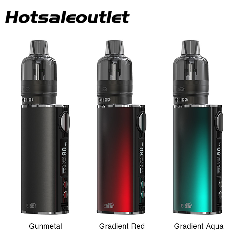 Eleaf iStick T80 VW Kit with GTL Pod Tank Bulit-in 3000mAh Battery 4.5ml GTL Pod Tank with GTL Coil 100% Original
Eleaf iStick T80 VW Kit with GTL Pod Tank Bulit-in 3000mAh Battery 4.5ml GTL Pod Tank with GTL Coil 100% Original