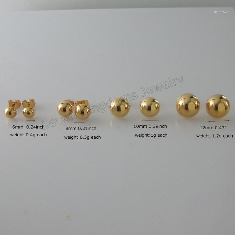 Foromance /NEW HALF BALL SHAPED 5 STYLES AVAILABLE - YELLOW GOLD GP OVERLAY STUD PLAIN SURFACE EARRING1
Foromance /NEW HALF BALL SHAPED 5 STYLES AVAILABLE - YELLOW GOLD GP OVERLAY STUD PLAIN SURFACE EARRING1