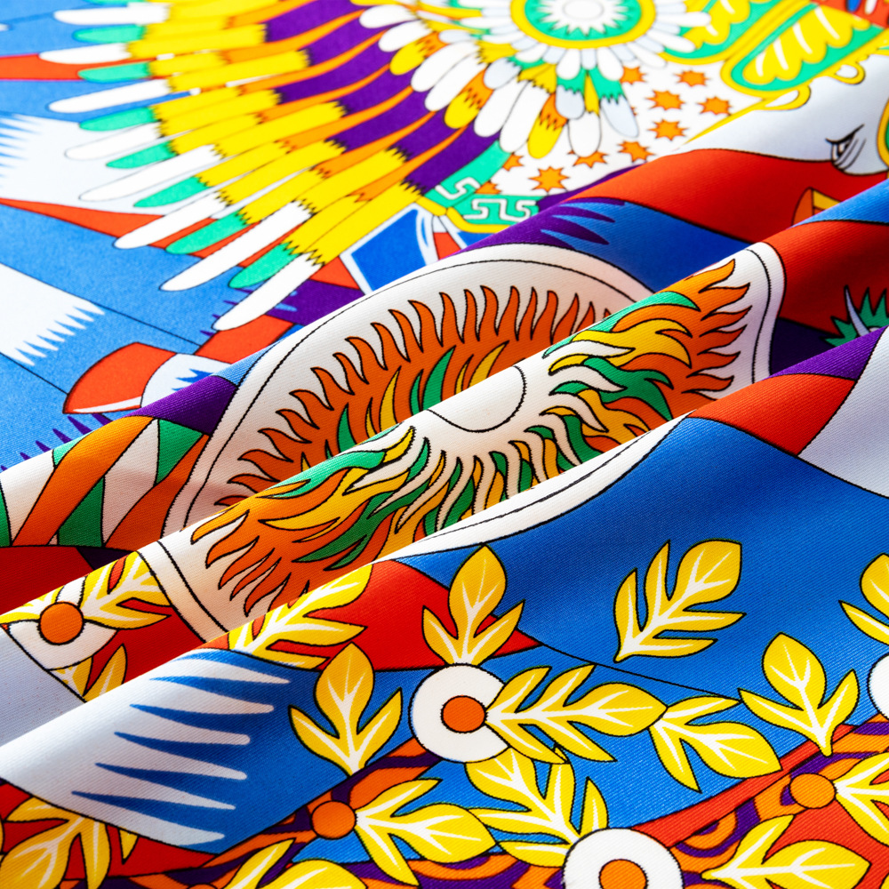 Hand Rolled Edge silk Scarf Women Handmade Vintage Head Scarf For Women Hijab Shawl Foulard Scarves Wraps For Ladies Curling Belt Neck Decoration