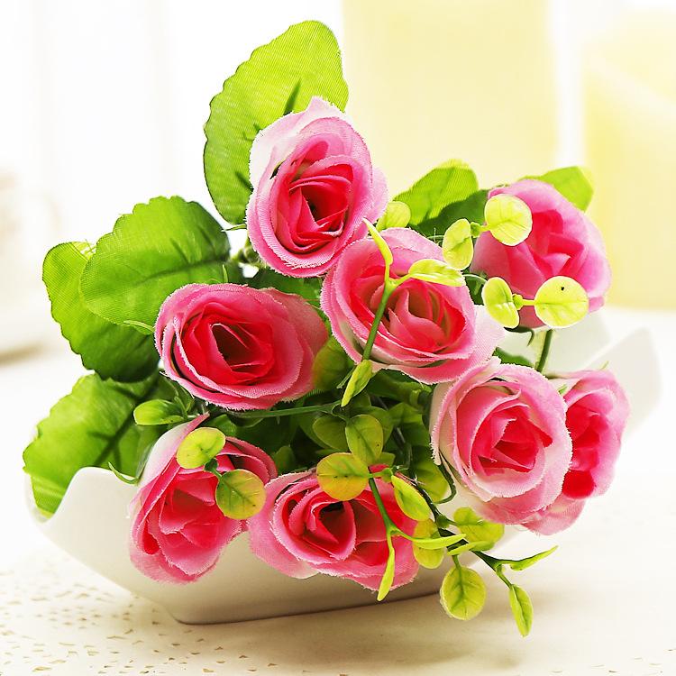 1 Bunch of 8 Artificial Roses Artificial Flowers Autumn Vivid Rose Fake Leaves Wedding Party Home Decoration, Milky white
1 Bunch of 8 Artificial Roses Artificial Flowers Autumn Vivid Rose Fake Leaves Wedding Party Home Decoration, Milky white