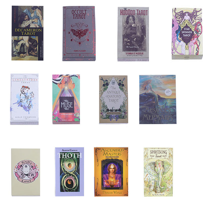 NEW Creative Tarot Cards Oracle Cards Guidance English Divination Fate Board Games
NEW Creative Tarot Cards Oracle Cards Guidance English Divination Fate Board Games