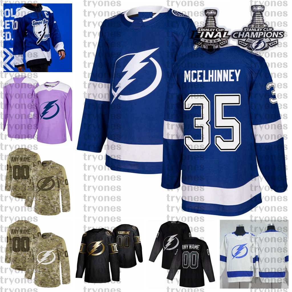 2021 Reverse Retro Customize 35 Curtis McElhinney Tampa Bay Lightning Champions Hockey Jersey Golden Edition Camo Veterans Day Fights Cancer, Blue
2021 Reverse Retro Customize 35 Curtis McElhinney Tampa Bay Lightning Champions Hockey Jersey Golden Edition Camo Veterans Day Fights Cancer, Blue