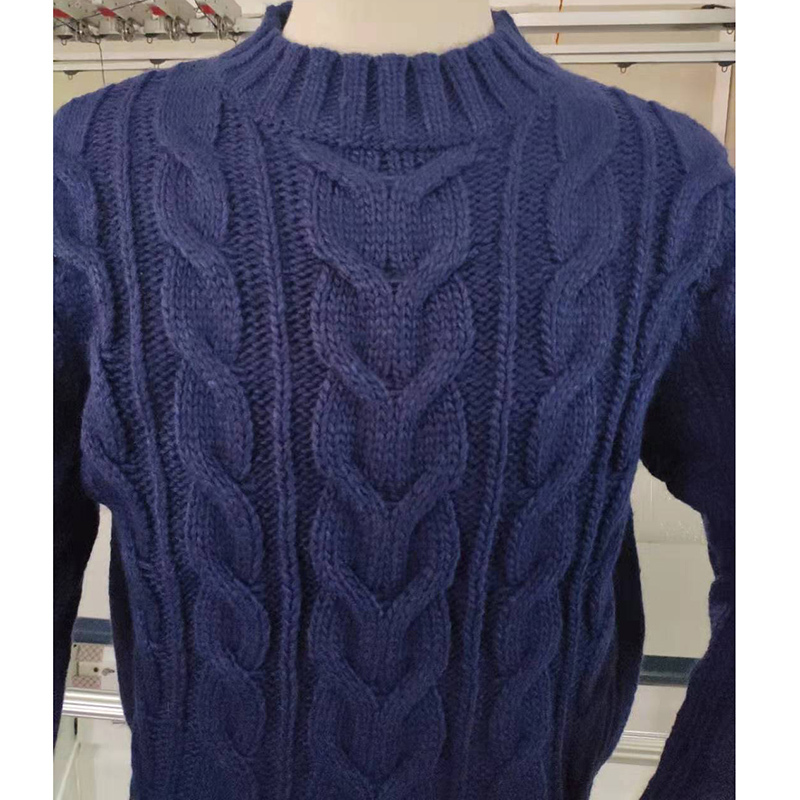 Winter Men's Pullover Sweater Casual Soft and Comfortable Pullover Sweater coat Thick warm Hand-knitted Cool Men's Sweater 201022