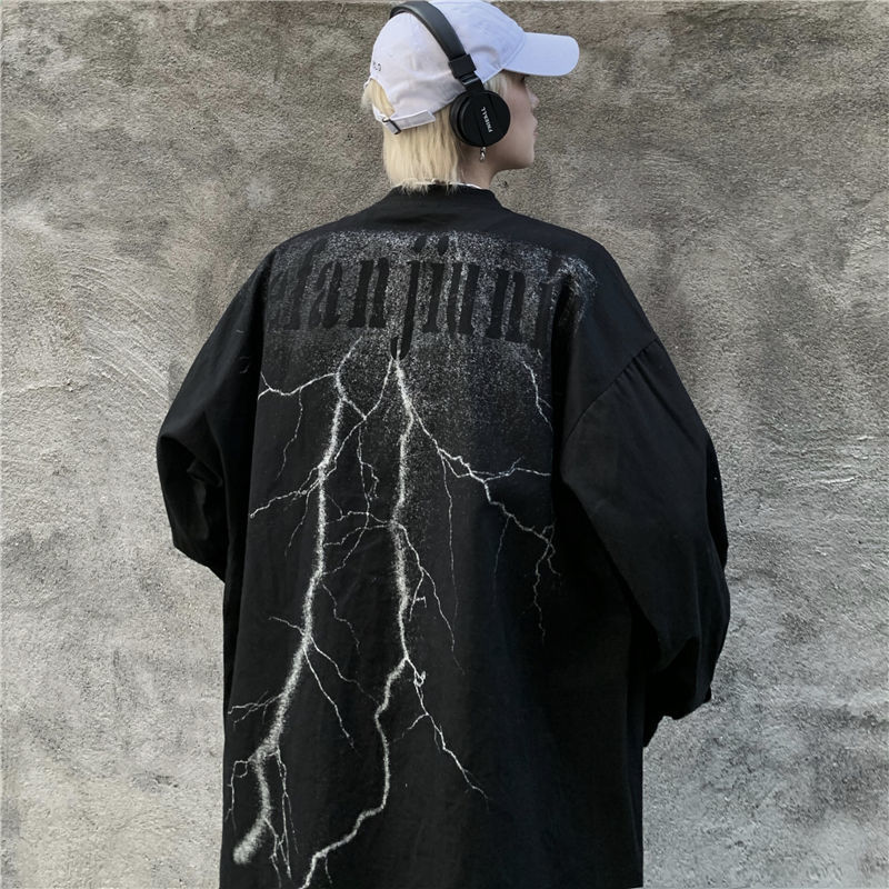 2021 Spring Autumn Harajuku Dark Printing Shirt Long Sleeve High Street Tide All-match Fashion Jacket for Man and Woman MZBD, Black
2021 Spring Autumn Harajuku Dark Printing Shirt Long Sleeve High Street Tide All-match Fashion Jacket for Man and Woman MZBD, Black
