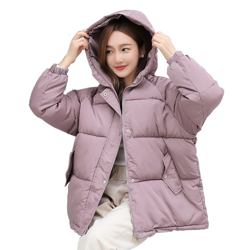 2021 New Autumn/winter new short solid with female hood down cotton quilted jacket h00303, Green
2021 New Autumn/winter new short solid with female hood down cotton quilted jacket h00303, Green