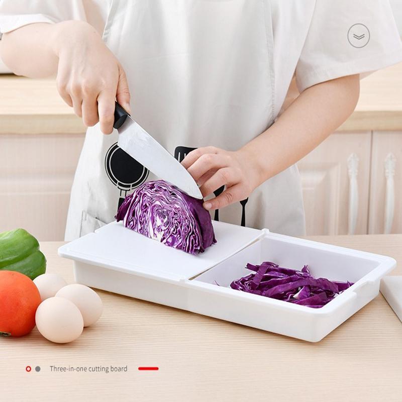 Contact Pp Level Plastic Multifunctional Cutting Board Cutting Board Vegetables Draining Storage Three In One 
Contact Pp Level Plastic Multifunctional Cutting Board Cutting Board Vegetables Draining Storage Three In One