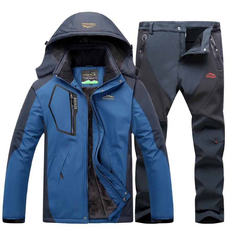 Winter Ski Suit for Men Fleece Warm Windproof Waterproof Skiing Suits Snowboarding Set Outdoor Ski jacket + Pants Snowboard sett
Winter Ski Suit for Men Fleece Warm Windproof Waterproof Skiing Suits Snowboarding Set Outdoor Ski jacket + Pants Snowboard sett