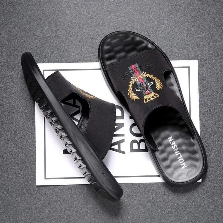 Men's slippers Summer high quality fashion personality outdoor comfortable soft bottom non-slip beach sandals