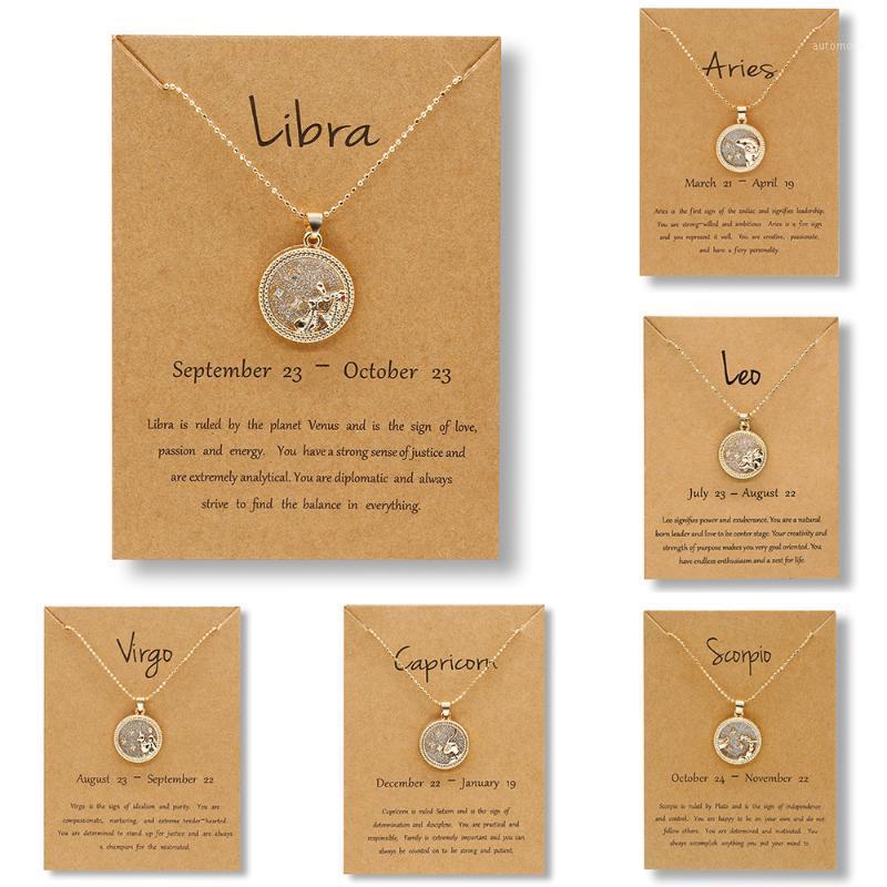 Women's Elegant Zodiac Sign 12 Costellation Necklaces Pendants Charm Gold Color Choker Necklace Gift for Women Girl Dropshipping1
Women's Elegant Zodiac Sign 12 Costellation Necklaces Pendants Charm Gold Color Choker Necklace Gift for Women Girl Dropshipping1