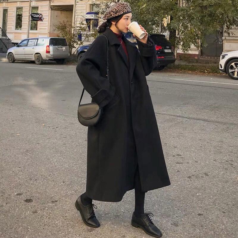 Winter Wool Long Coat Thicken Women Warm Outerwear Ladies Black Trench Coats Elegant Female Office Wear Korean Fashion Clothing, Beige
Winter Wool Long Coat Thicken Women Warm Outerwear Ladies Black Trench Coats Elegant Female Office Wear Korean Fashion Clothing, Beige