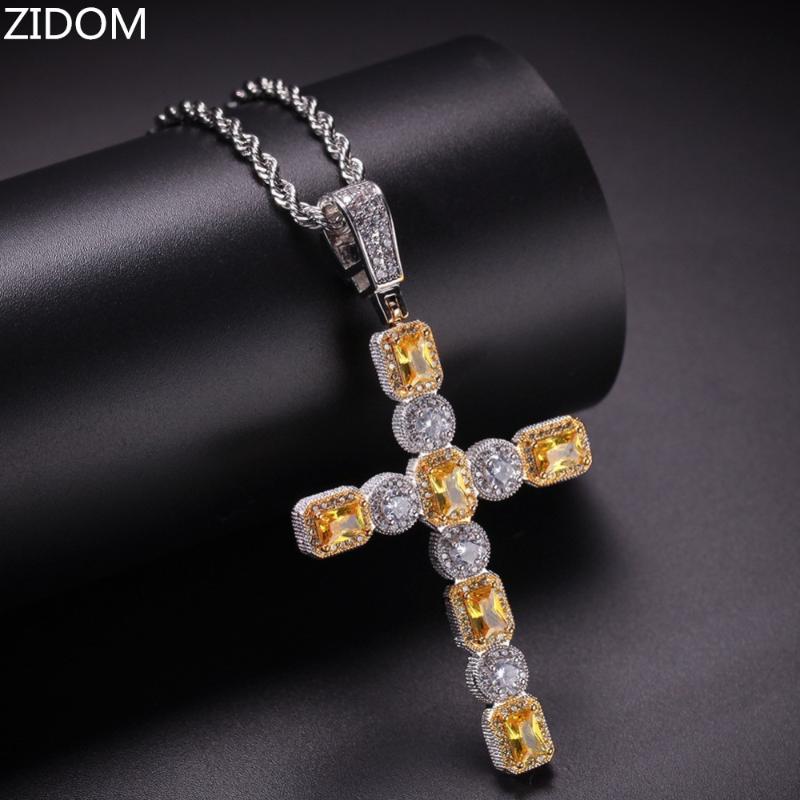 Pendant Necklaces Men Hip Hop Iced Out Cross Pave Setting Zircon Fashion Charm Pendants Necklace Hiphop Jewelry Luxury Gifts
Pendant Necklaces Men Hip Hop Iced Out Cross Pave Setting Zircon Fashion Charm Pendants Necklace Hiphop Jewelry Luxury Gifts