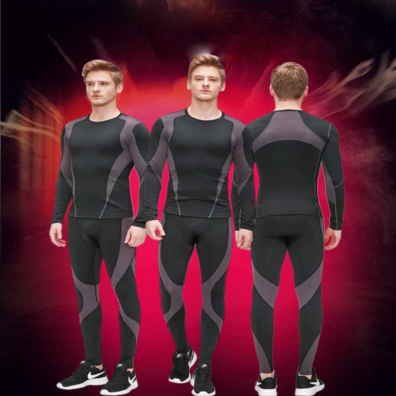 Sports Thermal Underwear Men's Outdoor Running Fitness Leisure Quick-Drying Cold-Proof Fleece Suit Workout Clothes Tops Trousers, Dark grey
Sports Thermal Underwear Men's Outdoor Running Fitness Leisure Quick-Drying Cold-Proof Fleece Suit Workout Clothes Tops Trousers, Dark grey
