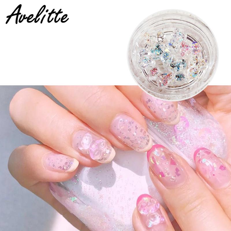 Avelitte nail accessories handmade glitter sequins transparent bear nail stickers phototherapy drill
Avelitte nail accessories handmade glitter sequins transparent bear nail stickers phototherapy drill