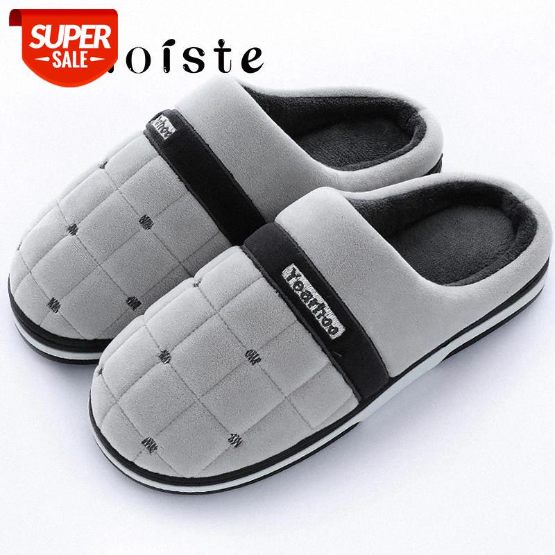 Indoor Slippers for men Plus Size 46-47 Checkered Rubber Male Slippers Soft House slippers Man Winter Plush Family shoes at home #HK8v, Gray
Indoor Slippers for men Plus Size 46-47 Checkered Rubber Male Slippers Soft House slippers Man Winter Plush Family shoes at home #HK8v, Gray