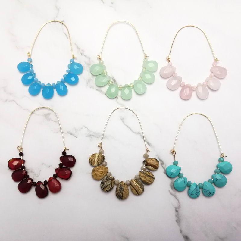 ZWPON Faceted Natural Stone Quartz Teardrop Bib Hoop Earrings for Women Fashion Large Hoop Earrings Jewelry Wholesale1
ZWPON Faceted Natural Stone Quartz Teardrop Bib Hoop Earrings for Women Fashion Large Hoop Earrings Jewelry Wholesale1