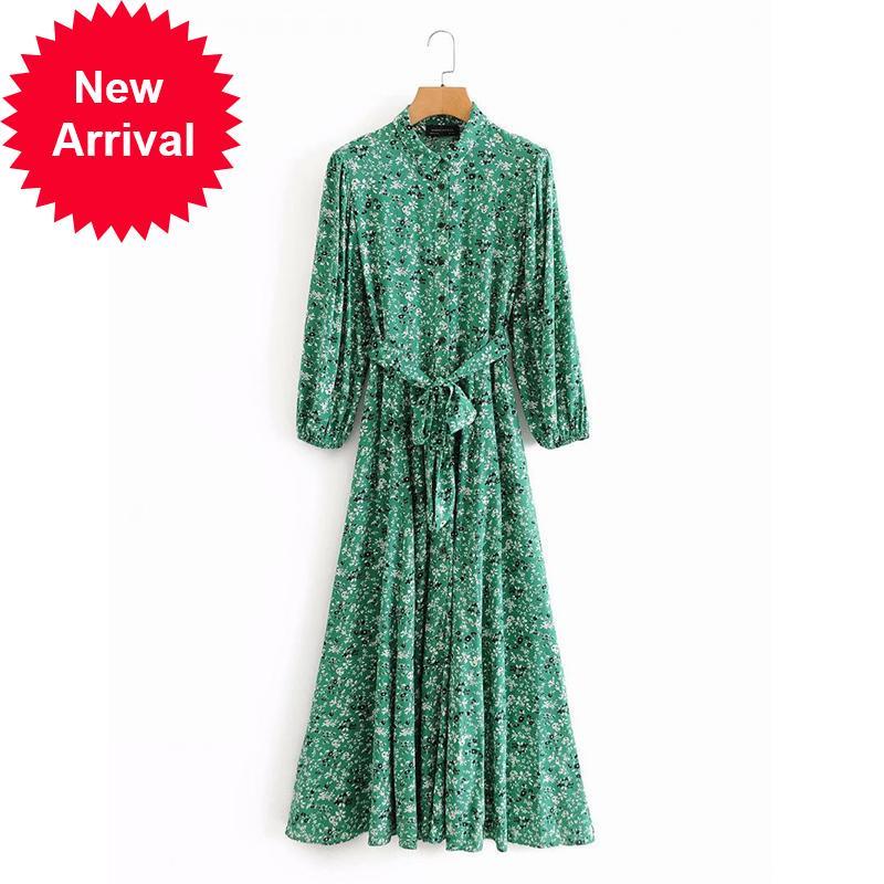 2021 New Design Brand of Vintage Female Green Flower Casual Rentals Dress Long Watch the Neck-neck Luxury Party Clothes Cryx, Blue
2021 New Design Brand of Vintage Female Green Flower Casual Rentals Dress Long Watch the Neck-neck Luxury Party Clothes Cryx, Blue