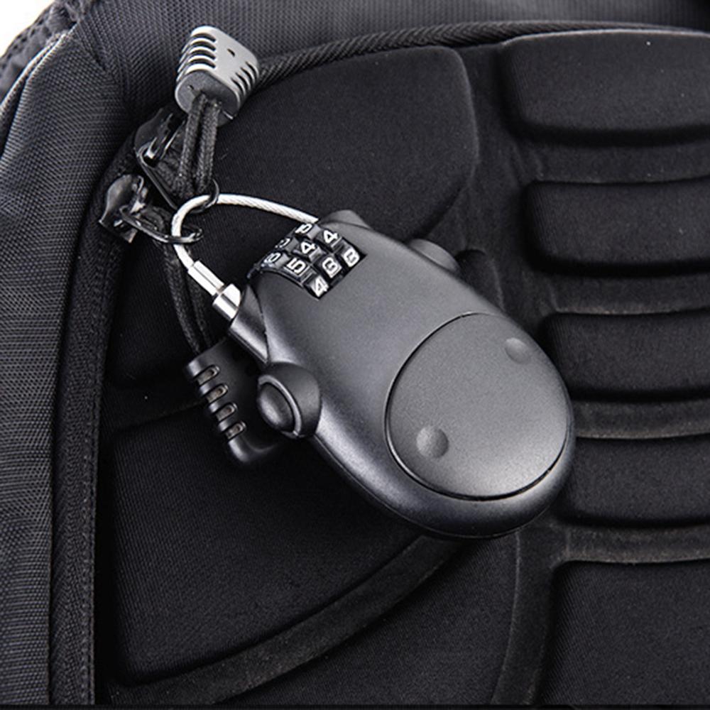 Universal Password Lock Telescopic Wire Rope Steel Cable Code Lock Suitcase Car Sled Motorcycle Helmet Password Locks