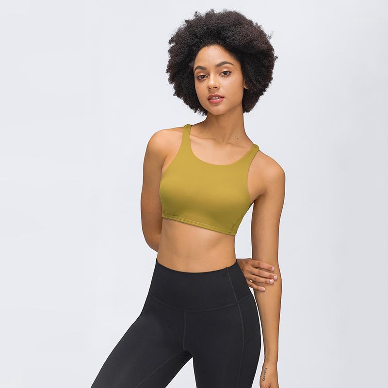 Women's Low Impact Wirefree Padded Yoga Sports Bra Naked-feel Strappy Back Workout Gym Bras Push Up Athletic Sport Brassiere1, Turmeric
Women's Low Impact Wirefree Padded Yoga Sports Bra Naked-feel Strappy Back Workout Gym Bras Push Up Athletic Sport Brassiere1, Turmeric