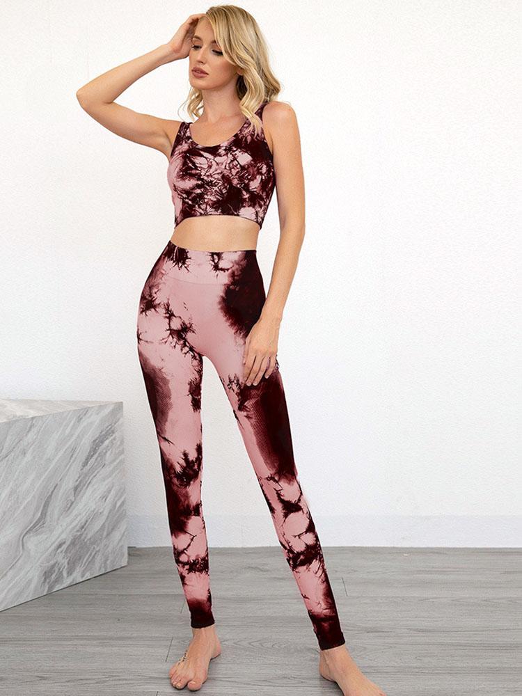 Women Tie Dye Seamless 2PCS Yoga Set Sport Stretchly Bra Leggins Mujer Outfit Fitness Clothes Sport Gym Suit Active Wear Suit, Grey
Women Tie Dye Seamless 2PCS Yoga Set Sport Stretchly Bra Leggins Mujer Outfit Fitness Clothes Sport Gym Suit Active Wear Suit, Grey