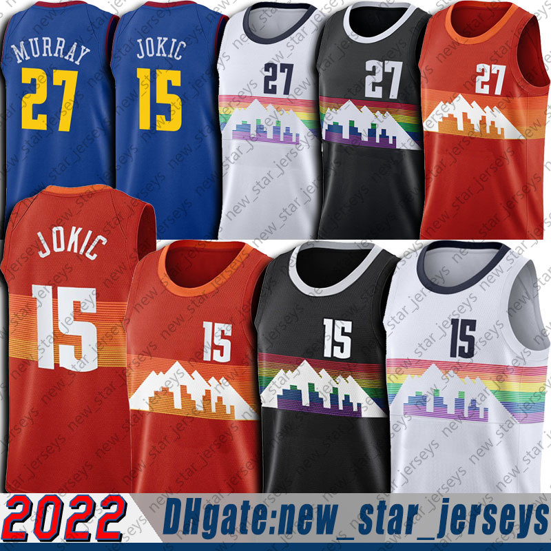 Nikola 15 Basketball Jokic Jersey basketball Jamal 27 Murray Jerseys 2022 City Uniform
Nikola 15 Basketball Jokic Jersey basketball Jamal 27 Murray Jerseys 2022 City Uniform