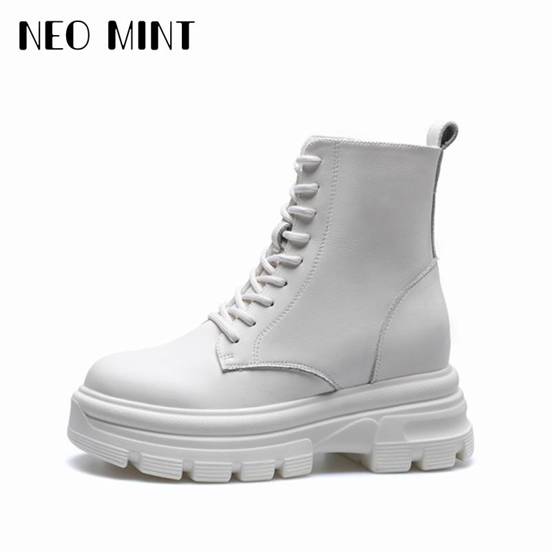 White Black Leather Ankle Boots Women Autumn Winter Round Toe Lace Up Shoes Woman Fashion Motorcycle Platform Botas
White Black Leather Ankle Boots Women Autumn Winter Round Toe Lace Up Shoes Woman Fashion Motorcycle Platform Botas