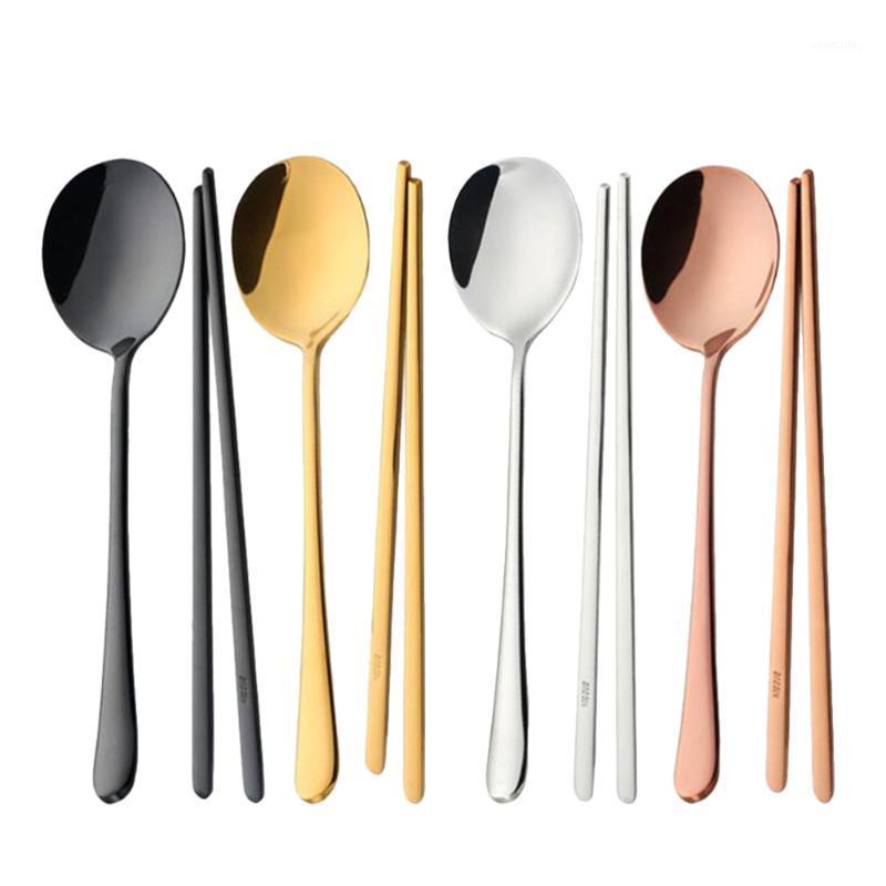 4 Sets Stainless Steel Flatware Set Korean Style Cutlery Solid WideTableware Spoons Chopstick for Banquet Party (Golden + Silver1
4 Sets Stainless Steel Flatware Set Korean Style Cutlery Solid WideTableware Spoons Chopstick for Banquet Party (Golden + Silver1