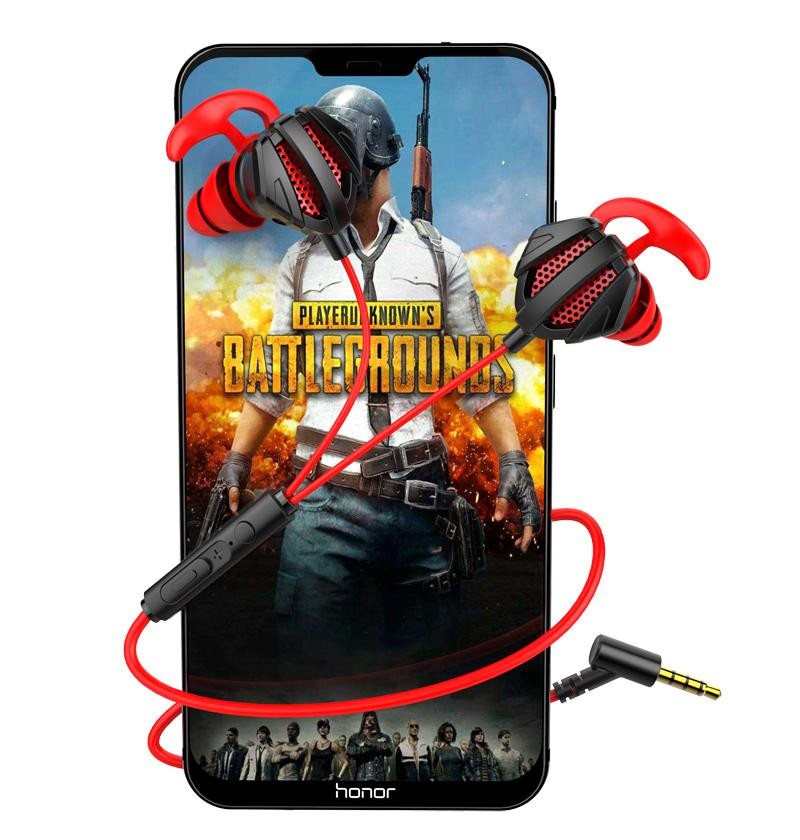 Gaming Headphones In-Ear Eating Chicken With Wheat Subwoofer Computer E-sports Headset Desktop Notebook Mobile Phone Universal