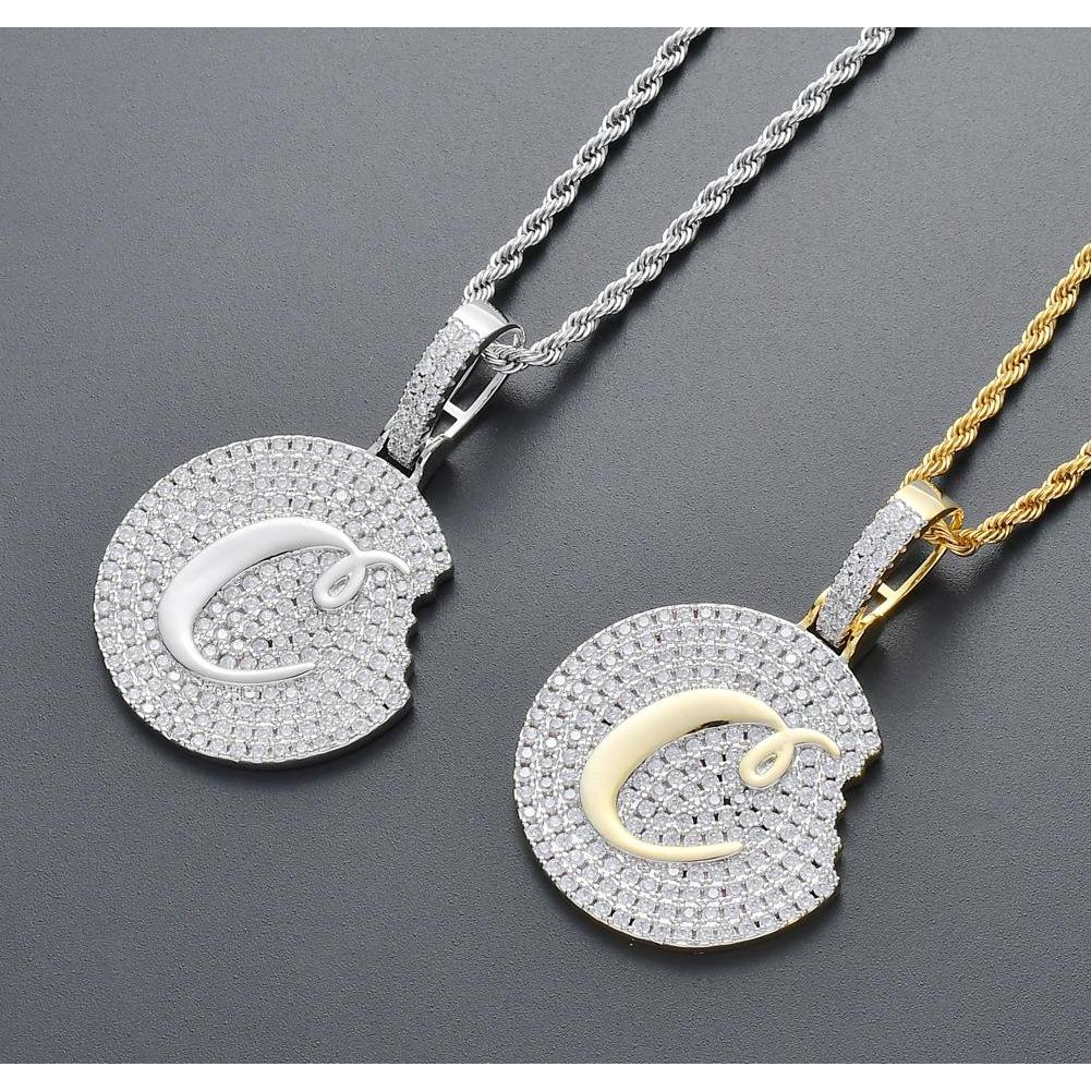 18k Gold Plaated Cookies Pendant Necklace Iced Out Cubic Zircon Mens Hip Hop Bling wmtIHM whole2019
18k Gold Plaated Cookies Pendant Necklace Iced Out Cubic Zircon Mens Hip Hop Bling wmtIHM whole2019