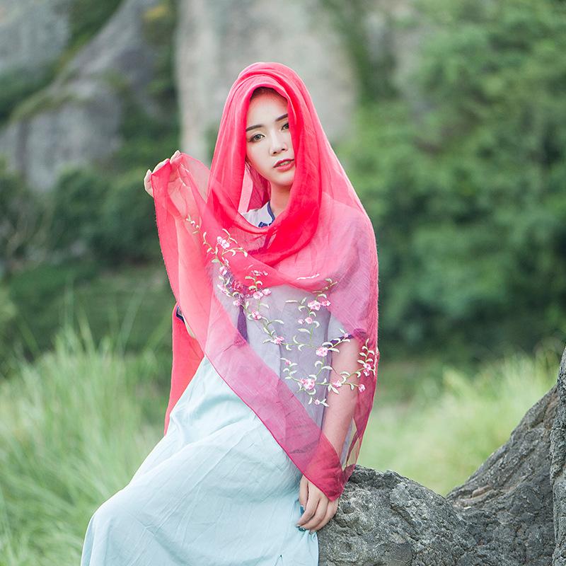 Scarves Shawl Female Summer Ethnic Style Sunscreen Silk Scarf Korean Version Wild Printed Dual-Use Seaside Beach Gauze Oversized
Scarves Shawl Female Summer Ethnic Style Sunscreen Silk Scarf Korean Version Wild Printed Dual-Use Seaside Beach Gauze Oversized