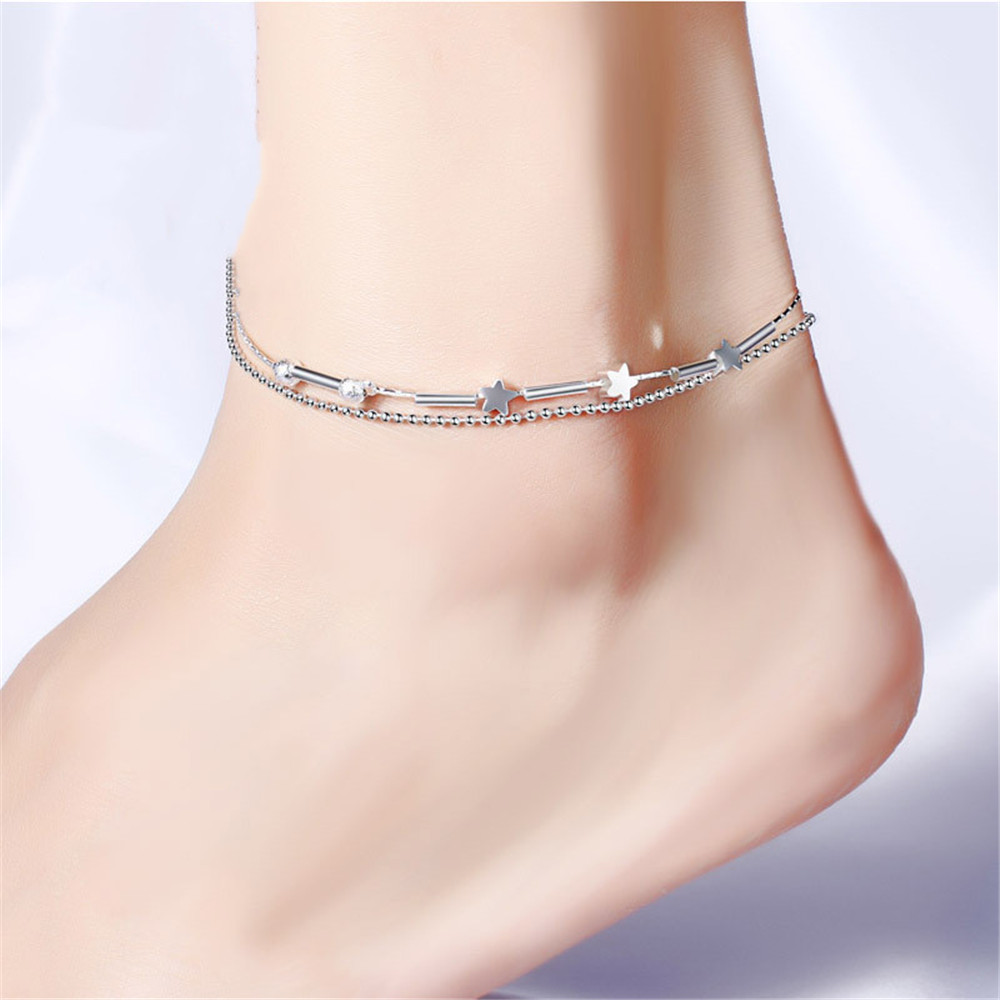 Star Anklet Bracelet for Women Leg Chain Summer Barefoot Beach Accessories Ankle Jewelry Korea Trendy -X002, Red;blue
Star Anklet Bracelet for Women Leg Chain Summer Barefoot Beach Accessories Ankle Jewelry Korea Trendy -X002, Red;blue
