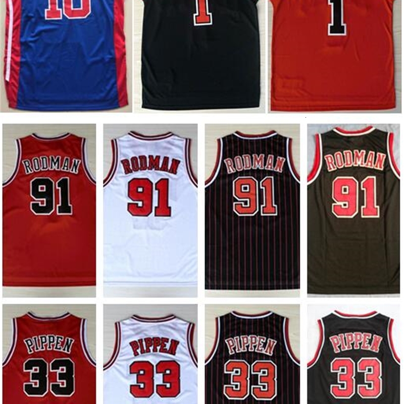 NCAA Mens Jersey 1# Derrick Rose Breathable Sports #33 Scottie Pippen Jersey 91# Dennis Rodman embroidery Suture Shirts Sportswear Jerseys, Black
NCAA Mens Jersey 1# Derrick Rose Breathable Sports #33 Scottie Pippen Jersey 91# Dennis Rodman embroidery Suture Shirts Sportswear Jerseys, Black