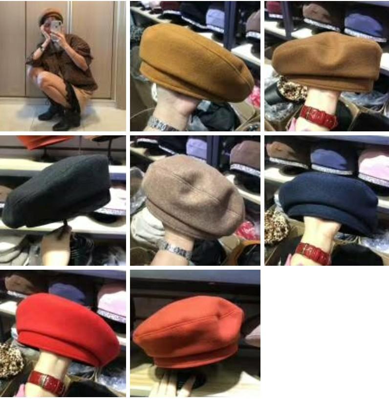 Hat Women's Autumn & Winter Korean-style Woolen Beret Solid Color Wool Painter Cap Sweet Fashion Literature and Art Women's Hat, Brown
Hat Women's Autumn & Winter Korean-style Woolen Beret Solid Color Wool Painter Cap Sweet Fashion Literature and Art Women's Hat, Brown