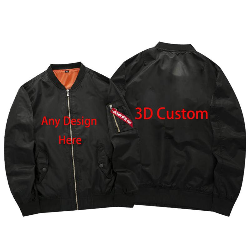 Custom Photo And DIY Design Team Logo Printed Customized 3D Custom Bomber Jacket Windproof Autumn and Winter Pilot Jacket, Black;brown
Custom Photo And DIY Design Team Logo Printed Customized 3D Custom Bomber Jacket Windproof Autumn and Winter Pilot Jacket, Black;brown