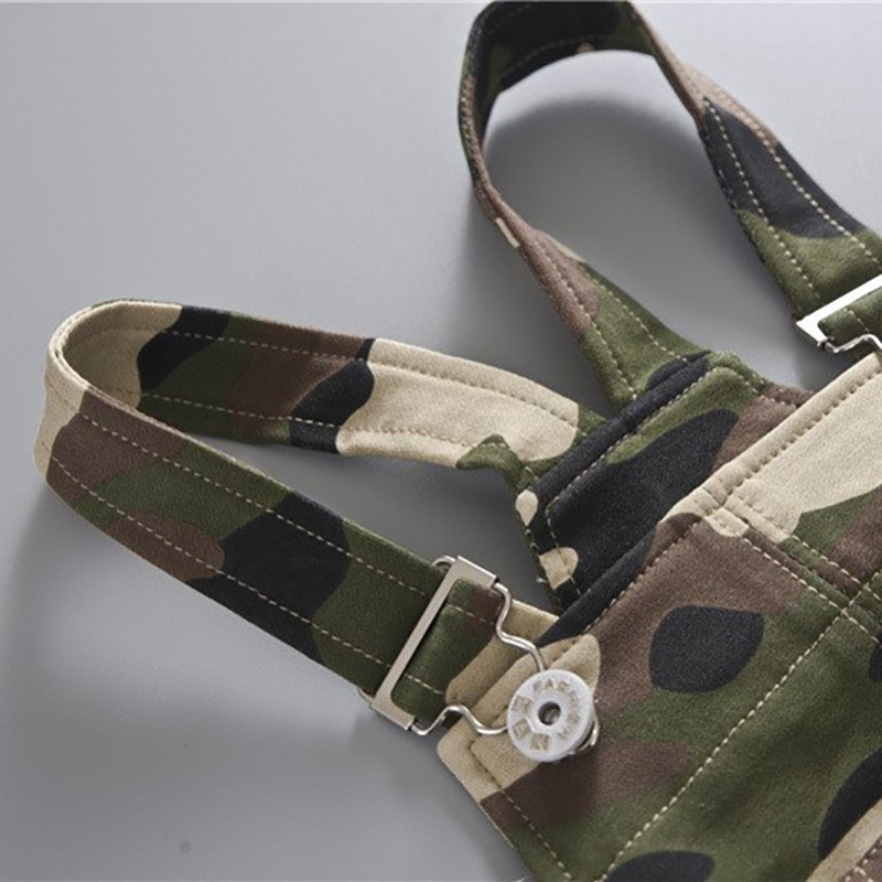 Casual Summer Baby Boys Girls Roupas Camouflage Infants Kids Children Cotton Overalls Shorts Pantalones 201128